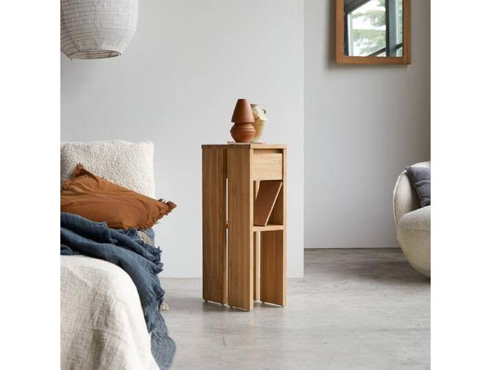 Nachttisch aus massivem Teakholz Eden - Natur - Teak Nachttisch aus massivem Teakholz Eden - Natur - Teak von Tikamoon
