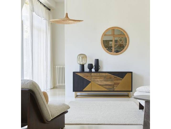 Sideboard aus Eiche 160 cm - Schwarz - Oak Sideboard aus Eiche 160 cm - Schwarz - Oak von Tikamoon