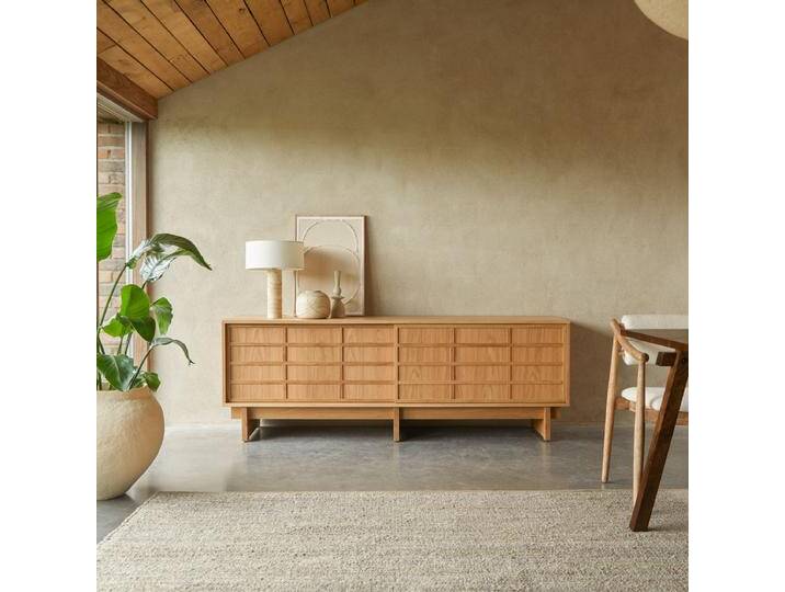 Sideboard aus Eichenholz 200 cm Miu - Natur - Oak Sideboard aus Eichenholz 200 cm Miu - Natur - Oak von Tikamoon