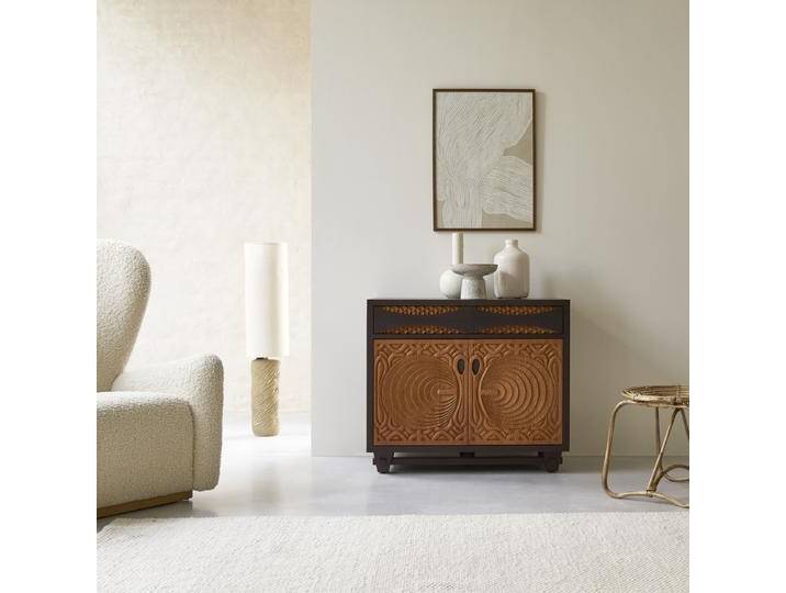 Sideboard aus massivem Mahagoniholz 93 cm Frida - Braun - Mahogany von Tikamoon