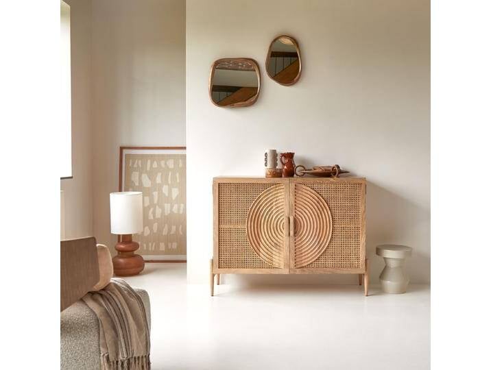 Sideboard aus massivem Mangoholz und Rattan 115 cm Sina - Natur - Mango Sideboard aus massivem Mangoholz und Rattan 115 cm Sina - Natur - Mango von Tikamoon