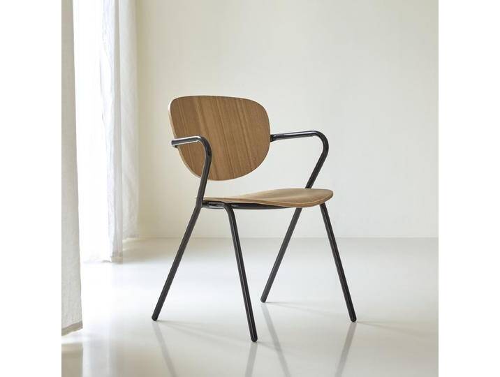 Stuhl aus Esche und Metall - Natur - Ash Stuhl aus Esche und Metall - Natur - Ash von Tikamoon