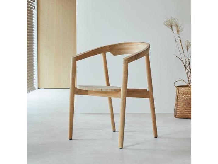 Stuhl aus Teak massiv - Natur - Teak Stuhl aus Teak massiv - Natur - Teak von Tikamoon
