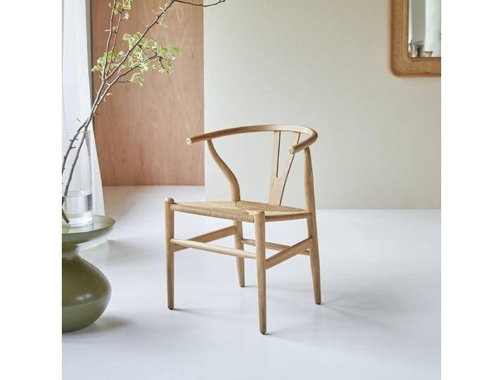 Stuhl aus massivem Teakholz und Webware - Natur - Teak Stuhl aus massivem Teakholz und Webware - Natur - Teak von Tikamoon