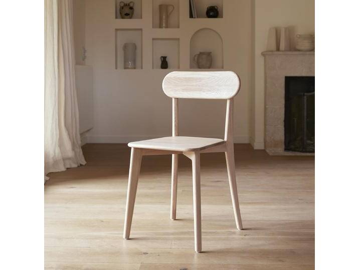 Stuhl aus massiver Eiche - Natur - Oak von Tikamoon