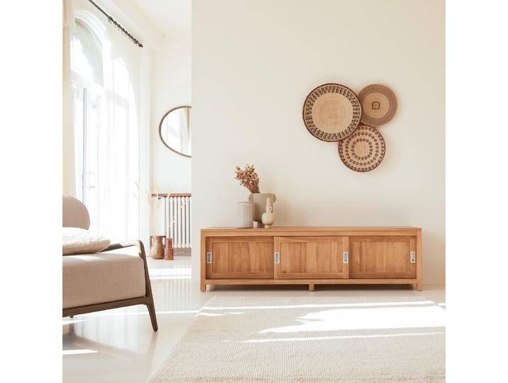 TV-Rack TV Bank massives Teak TV Möbel Neu Tikamoon lowboard sideboard Natur Coffee tek - Natur - Teak TV-Rack TV Bank massives Teak TV Möbel Neu Tikamoon lowboard sideboard Natur Coffee tek - Natur - Teak von Tikamoon