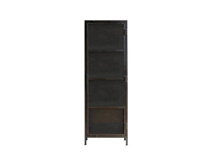 Tikamoon Buffet Geschirrschrank aus Metall schwarz mit Metallgeflecht 60 Alma, schwarz von Tikamoon