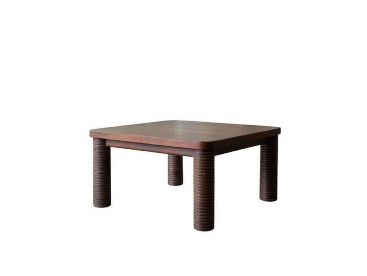 Tikamoon Couchtisch Couchtisch Leandro aus Mindiholz 80x80, braun von Tikamoon