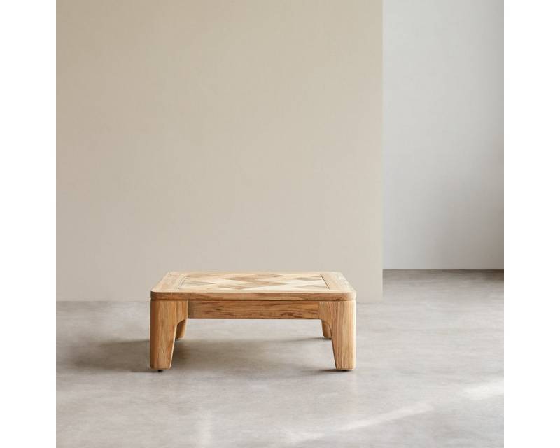 Tikamoon Couchtisch Couchtisch aus Teakholz 80 Ruth von Tikamoon