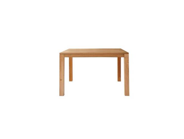 Tikamoon Esstisch Tisch Eden aus massivem Eichenholz 125x125, beige von Tikamoon