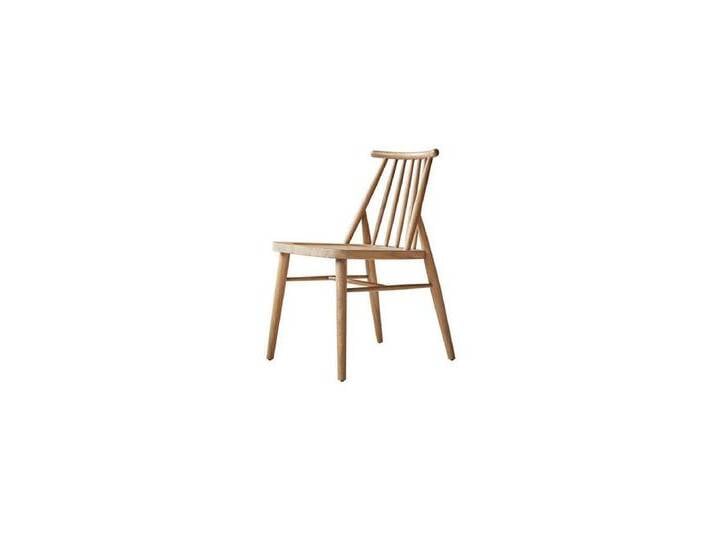 Tikamoon Esszimmerstuhl 2er-Set Stühle Léa aus Akazienholz, beige von Tikamoon
