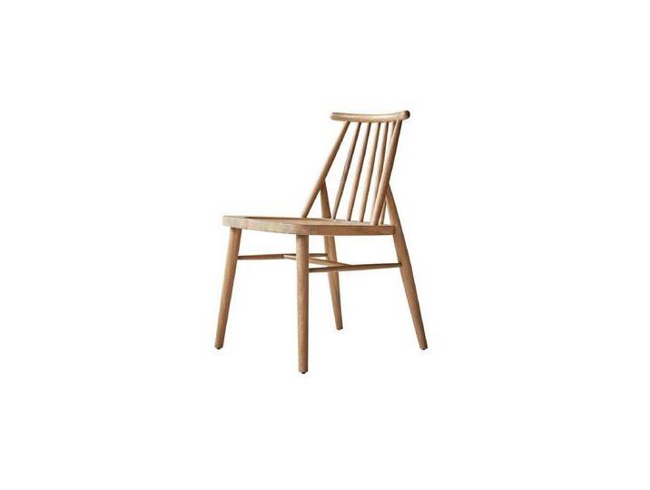 Tikamoon Esszimmerstuhl Stuhl aus massivem Akazienholz Lea, beige von Tikamoon