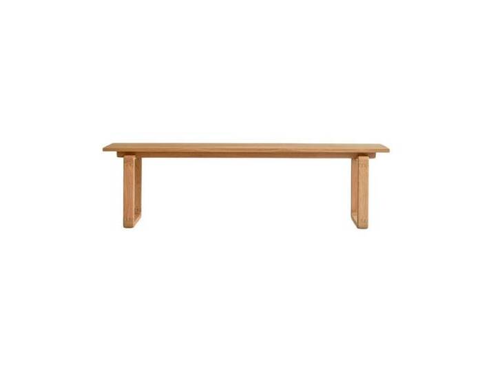 Tikamoon Esszimmerstuhl Sybille Sitzbank aus massiver Eiche, beige Tikamoon Esszimmerstuhl Sybille Sitzbank aus massiver Eiche, beige von Tikamoon