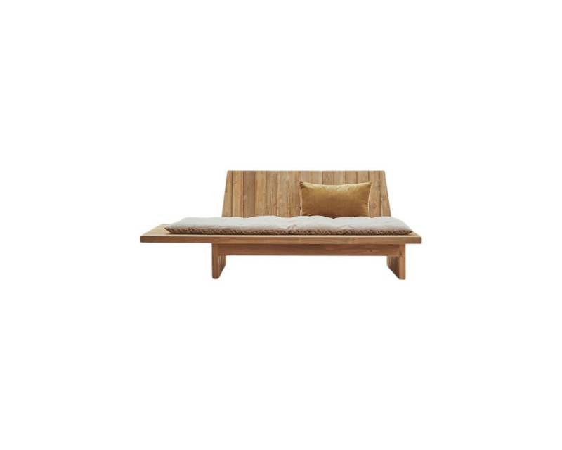 Tikamoon Garten-Essgruppe Joaquin Gartenbank aus massivem Recycling-Teak von Tikamoon