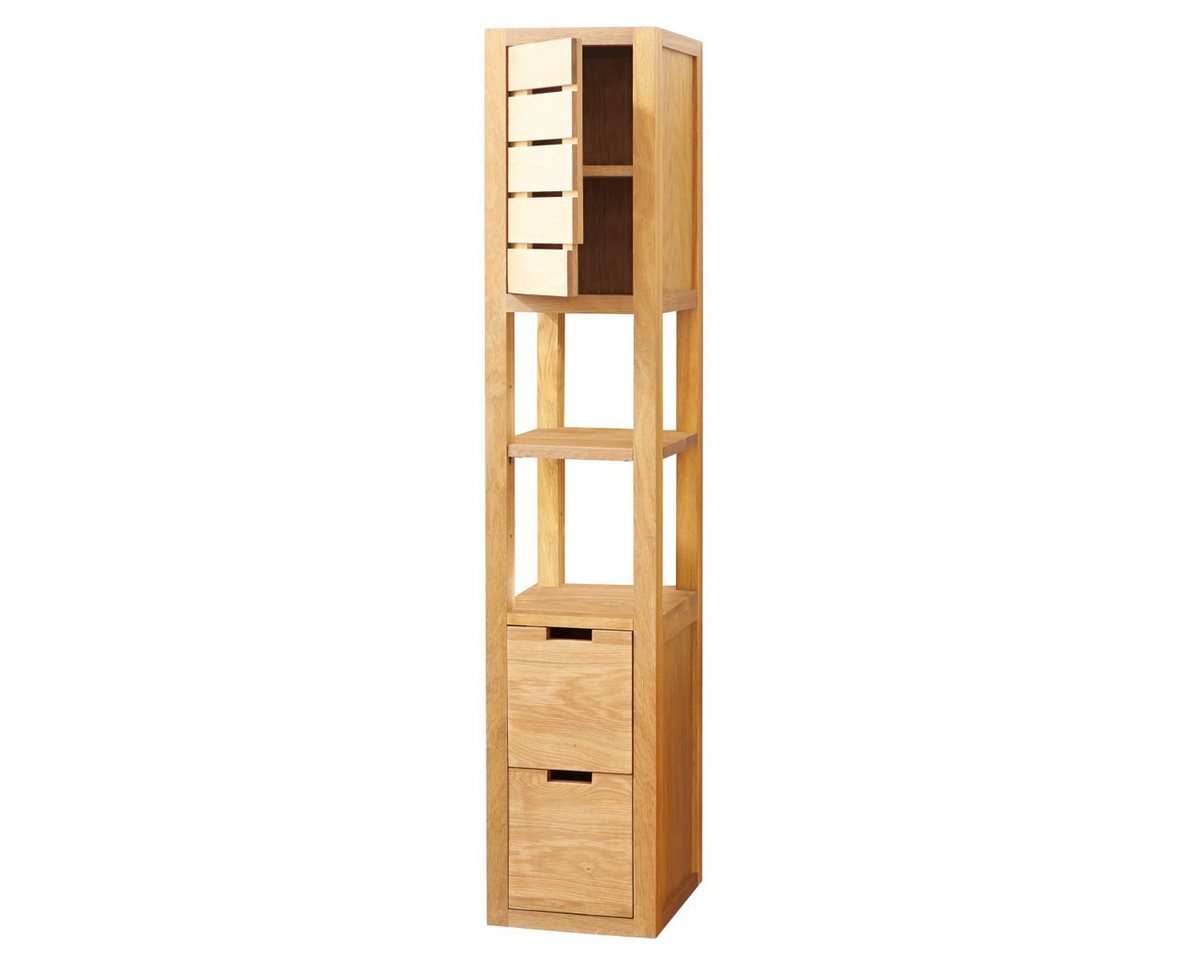 Tikamoon Hochschrank Hochschrank aus Eiche 30 cm Wandbefestigung Hängeschrank Massivholz Tikamoon Hochschrank Hochschrank aus Eiche 30 cm Wandbefestigung Hängeschrank Massivholz von Tikamoon