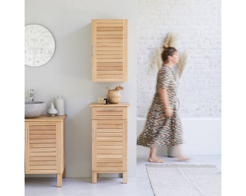 Tikamoon Hochschrank Modulares Set aus Eichenholz 160 Soho von Tikamoon