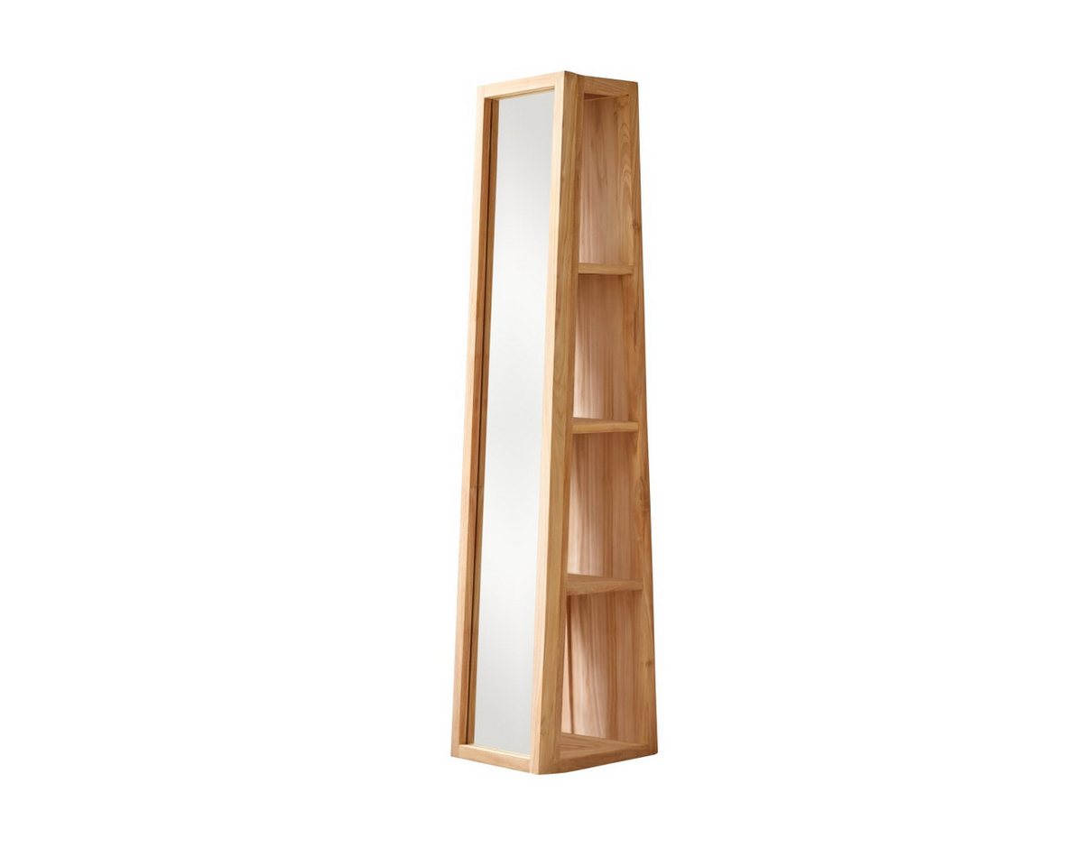 Tikamoon Hochschrank Twig Schrägschrank aus massivem Teak von Tikamoon