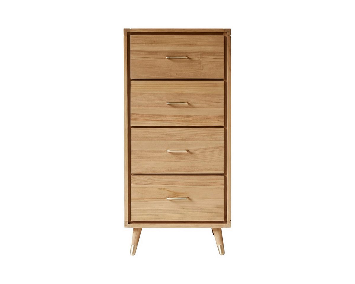 Tikamoon Jugendzimmer-Set Kort Hohe Kinderkommode aus massivem Teakholz Tikamoon Jugendzimmer-Set Kort Hohe Kinderkommode aus massivem Teakholz von Tikamoon