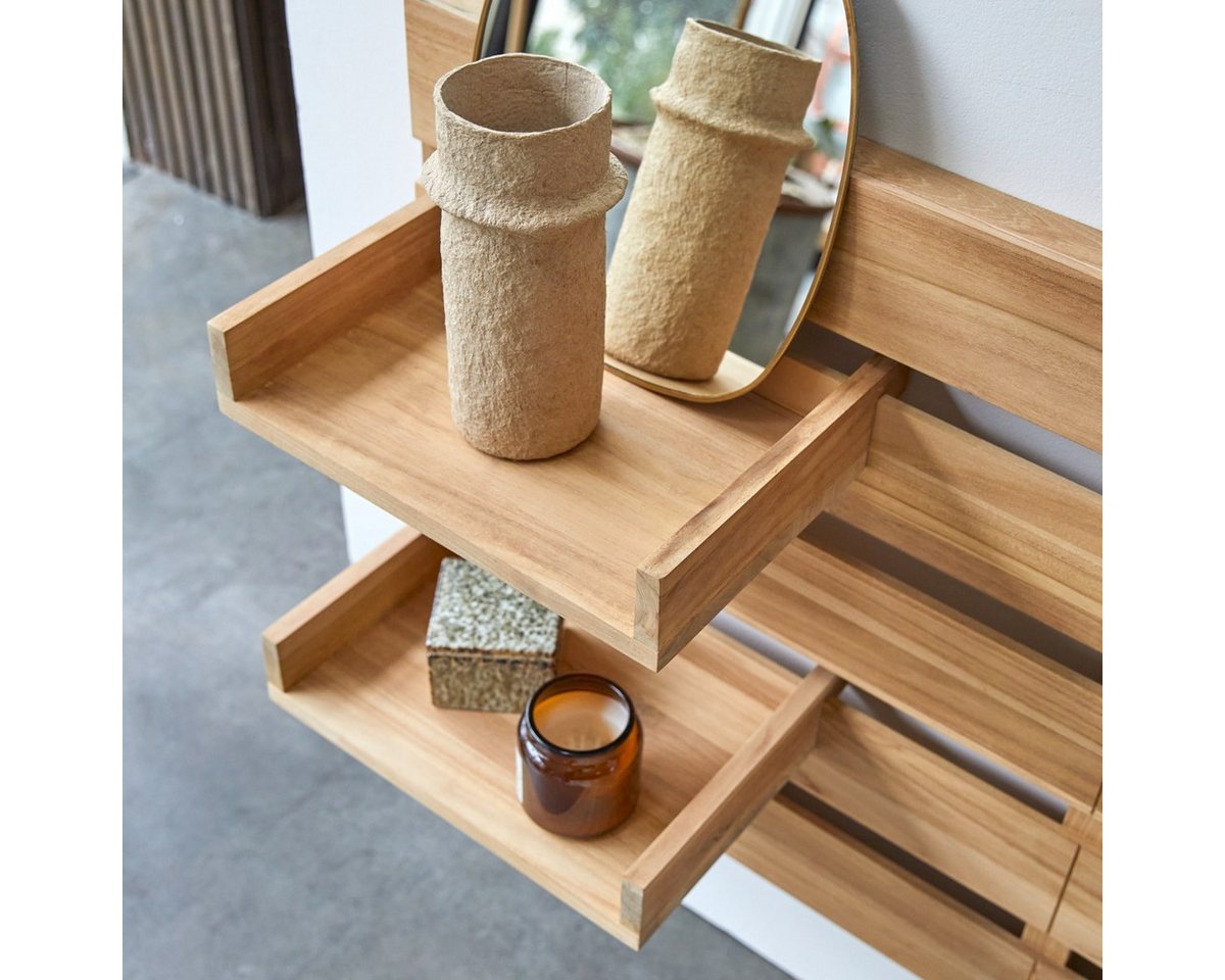 Tikamoon Nachttisch Urbain 2er-Set Regal aus massivem Teak Tikamoon Nachttisch Urbain 2er-Set Regal aus massivem Teak von Tikamoon