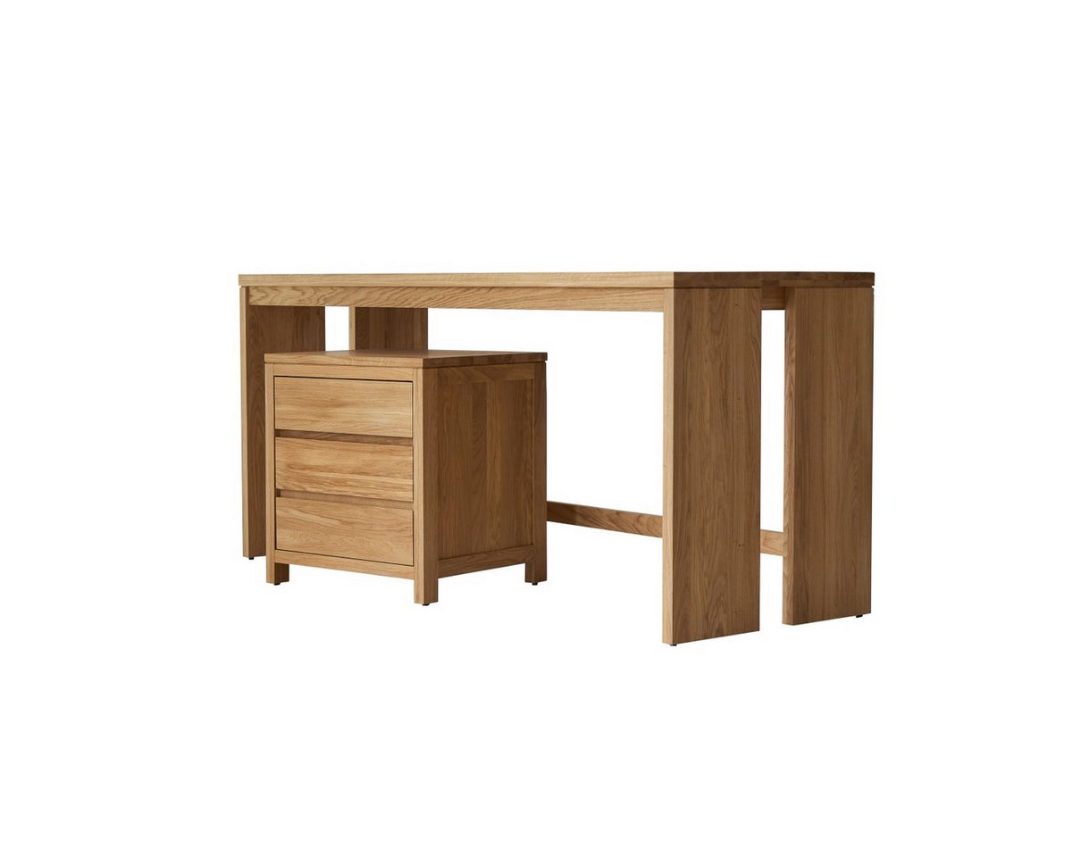 Tikamoon Schreibtisch Schreibtisch Eden aus massivem Eichenholz 160 Tikamoon Schreibtisch Schreibtisch Eden aus massivem Eichenholz 160 von Tikamoon