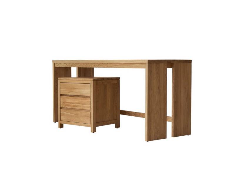 Tikamoon Schreibtisch Schreibtisch Eden aus massivem Eichenholz 160 Tikamoon Schreibtisch Schreibtisch Eden aus massivem Eichenholz 160 von Tikamoon