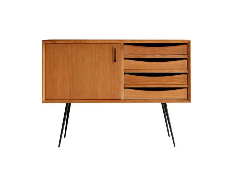 Tikamoon Sideboard Simen Anrichte aus Teak 100 cm von Tikamoon