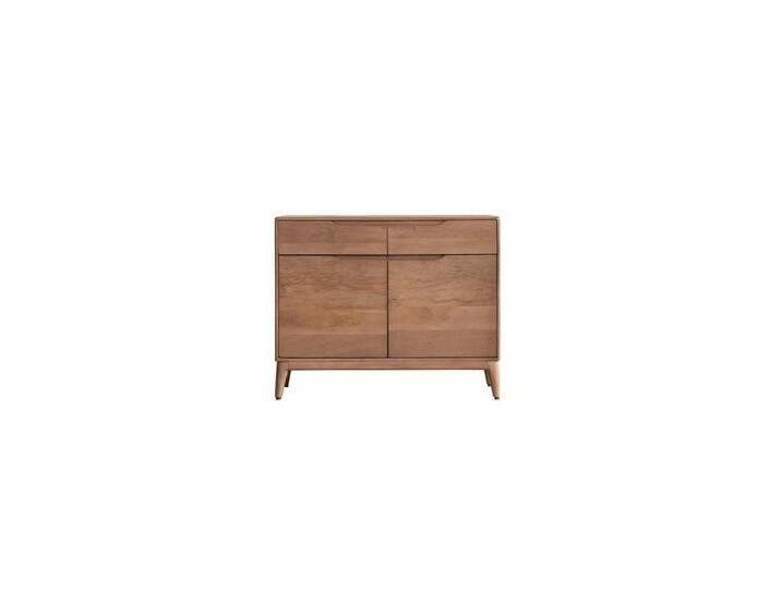 Tikamoon Sideboard Gabrielle Sideboard aus massivem Mangoholz, 100 cm, braun von Tikamoon