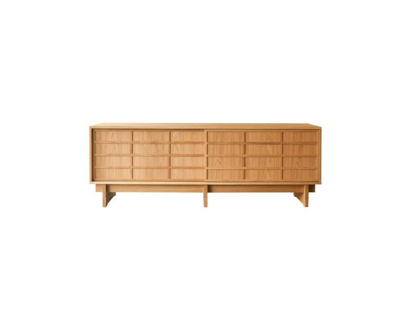 Tikamoon Sideboard Miu Sideboard aus Eichenholz 200 cm von Tikamoon