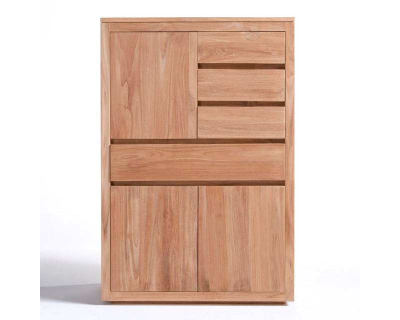 Tikamoon Sideboard Paulo Anrichte aus massivem Teakholz 80 cm von Tikamoon