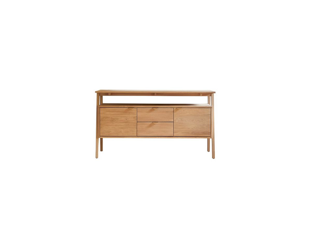 Tikamoon Sideboard Pola Buffet aus massivem Eichenholz 140 cm von Tikamoon