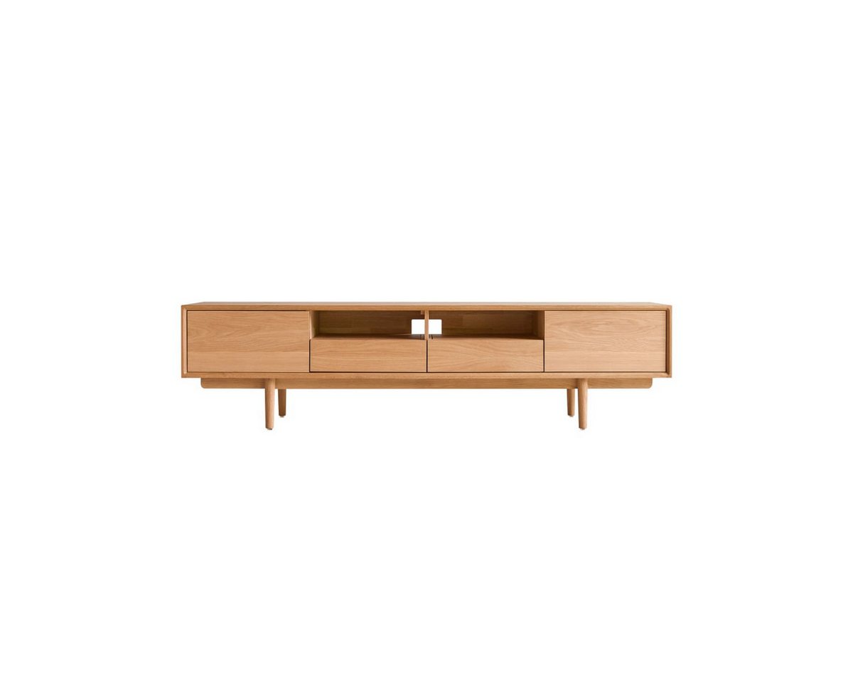 Tikamoon TV-Schrank Ellie TV-Schrank aus massiver Eiche 180 cm Tikamoon TV-Schrank Ellie TV-Schrank aus massiver Eiche 180 cm von Tikamoon