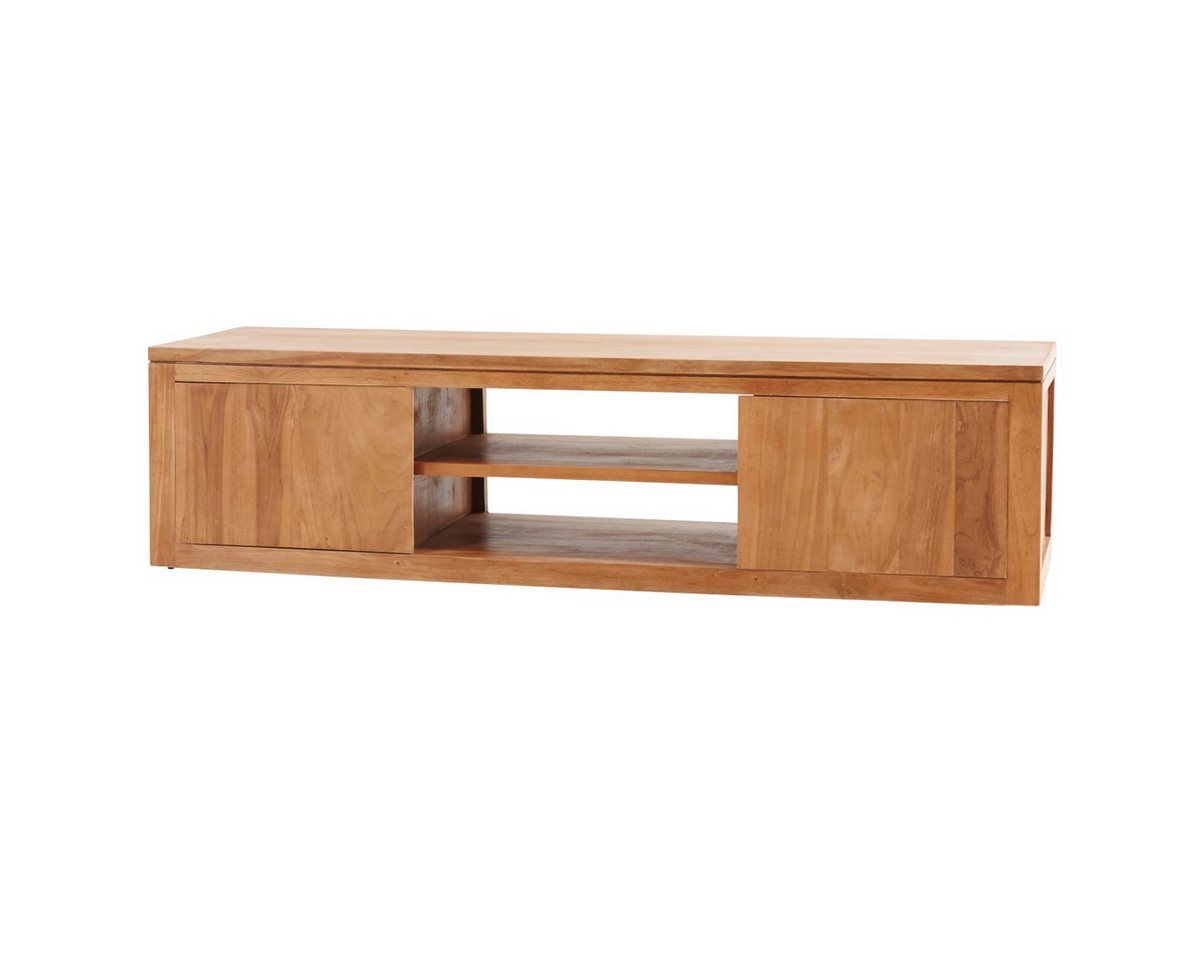 Tikamoon TV-Schrank Basil TV Schrank aus massivem teak 140 cm von Tikamoon