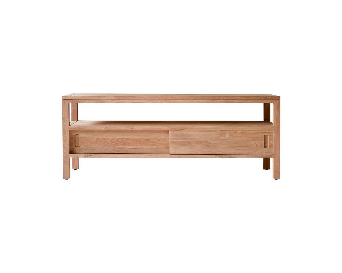 Tikamoon TV-Schrank Anton TV Schrank aus massivem Teakholz 130 cm Tikamoon TV-Schrank Anton TV Schrank aus massivem Teakholz 130 cm von Tikamoon