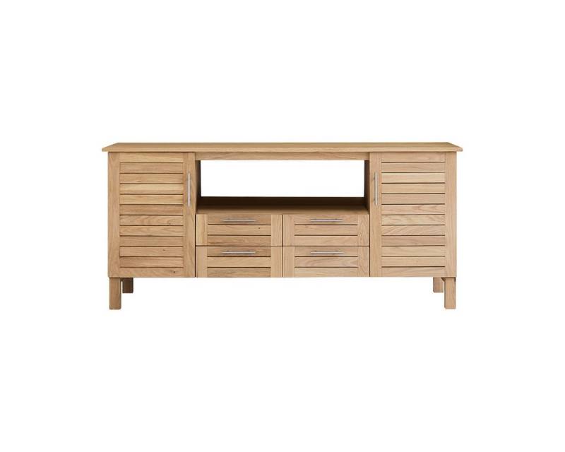 Tikamoon Waschtisch Waschbeckenunterschrank aus Eicheholz 165 Soho von Tikamoon