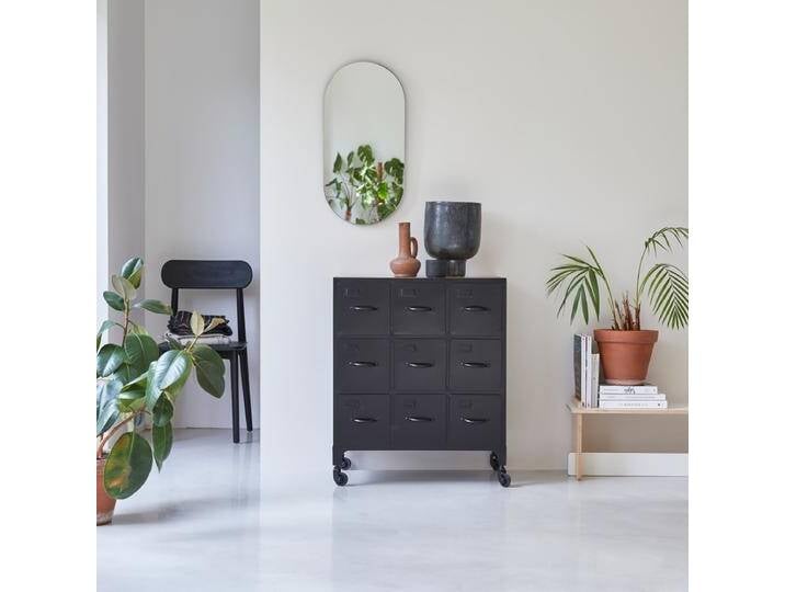 Wohnzimmerkommode aus Metall Industrial - Schwarz - Metal Wohnzimmerkommode aus Metall Industrial - Schwarz - Metal von Tikamoon