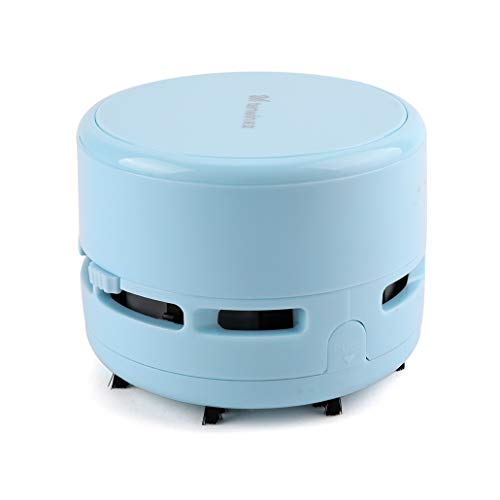 TikooTik Mini Staubsauger Tischstaubsauger Kabellos Klein Handstaubsauger Sweeper Staub Reiniger für Tisch, Zuhause, Büro, Auto/Desktop Vacuum Cleaner/Batterie Nicht Enthalten (Reines Blau) von TikooTik