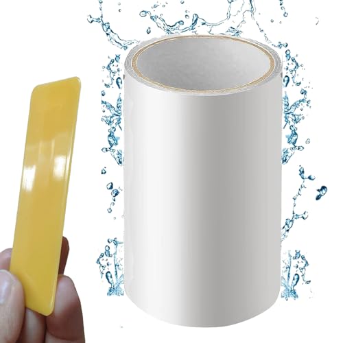 Tikysky Pool Reparaturset wasserdichtes unterwasser Klebeband 10 x 150cm Transparentes Abdichtband, PVC Flickzeug Klebeband Unterwasserkleber Flex Tape für Pool,Poolfolie von Tikysky