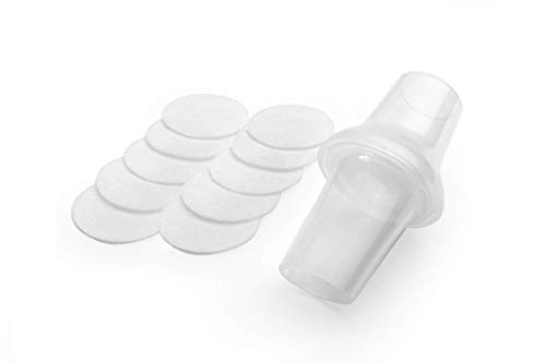 Tilcare Bakterien und Viral Filter-Set für Schleimlinderung und Lungen-Expansionstrainer, Husten-Hilfsfilter, reinigt die Luft, um bei der Therapie zu helfen –10 Filter von Tilcare