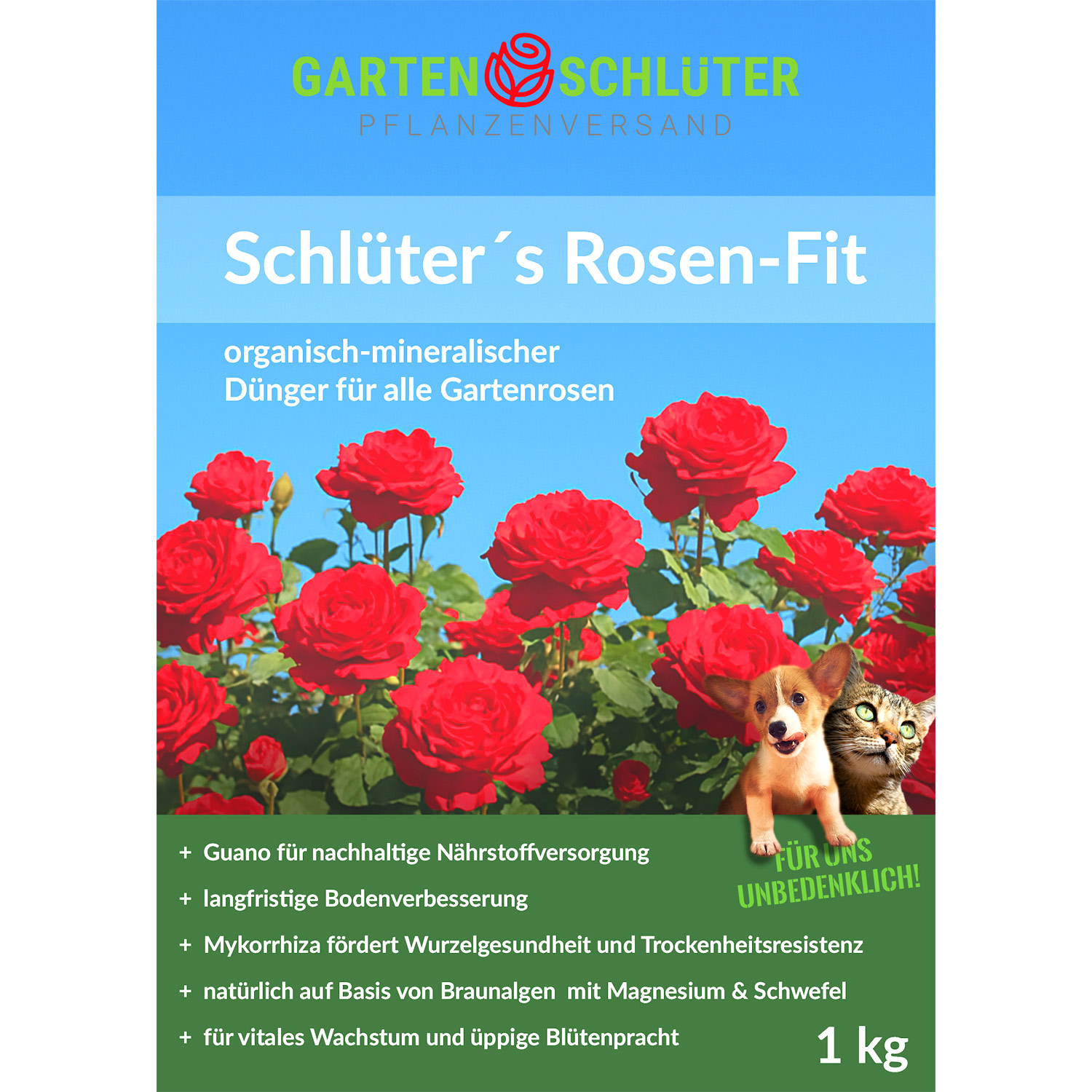 Schlüter´s Rosen Fit - 1 kg Liefergröße: 1 Kg von Tilco-Alginure GmbH