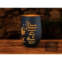 Windlicht, Erinnerungswindlicht Pusteblume, Andenken An Verstorbene, Gedenken, Geschenk Hochzeit von TildaTeufel