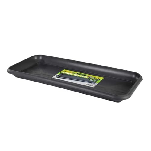 Tildenet Gardenware FBT86-A Blumenkasten-Tablett, 840 x 360 x 65 mm, Anthrazit, FBT86-A von Tildenet Gardenware