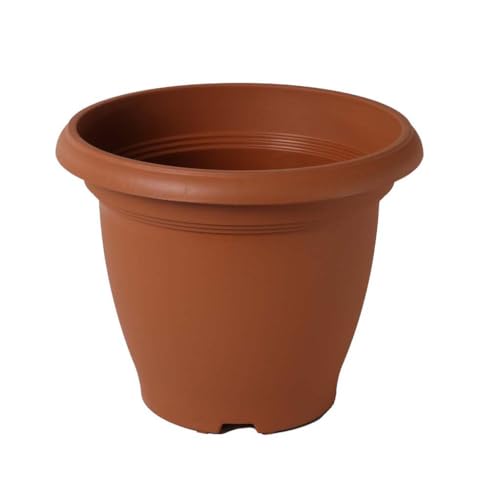 Tildenet Gardenware Blumentopf, 100% Abfallkunststoff, terrakotta, Durchmesser 25 cm von Tildenet Gardenware