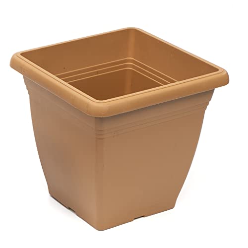 Tildenet Gardenware | Quadratischer Garten-Blumentopf | 30 cm | Terracotta | FPSQ32-T von Tildenet Gardenware