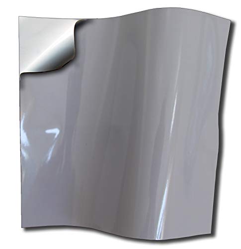 50 Stück Fliesenaufkleber für Bad und Küche - 15x15cm Grau Fliesen-Aufkleber Folie Deko-Fliesenfolie (15cm - 50 Stück) von Tile Style Decals