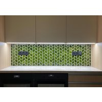 Keramikfliesen Für Küchenrückwand Oder Badezimmerwand - Handgefertigte Keramik in Blätterform Olivfarbe 1M2 Keramikfliesen Für Küchenrückwand Oder Badezimmerwand - Handgefertigte Keramik in Blätterform Olivfarbe 1M2 von Tileme