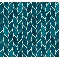 Mosaik Keramikfliesen Für Küchenrückwand Oder Badezimmerwand - Handgefertigte Längliche Sechseckform in Petrolfarbener Farbe 1 M2 von Tileme
