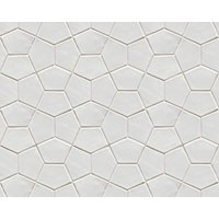 Mosaikfliesen Für Küchenrückwand Oder Badezimmerwand - Handgefertigte Fünfeckform in Weißer Farbe 1 M2 Mosaikfliesen Für Küchenrückwand Oder Badezimmerwand - Handgefertigte Fünfeckform in Weißer Farbe 1 M2 von Tileme