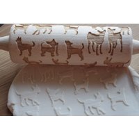 Mini Laser Gravierte Nudelholz Mit Chihuahua von TiliaRollingPins