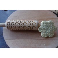 Mini Laser Gravierter Teigroller Mit Hufeisen von TiliaRollingPins