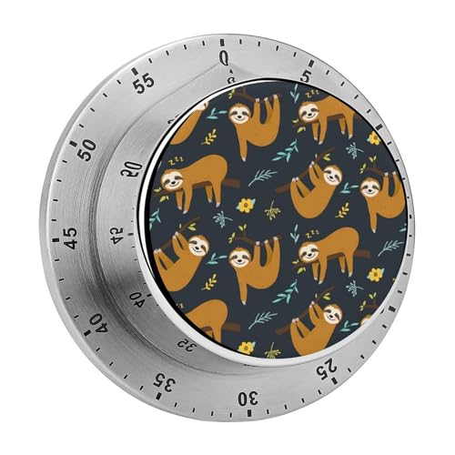 Timer Faultier Küchentimer Countdown Magnetischer Timer Mechanischer Timer zum Backen Kochen Ofen Timer Faultier Küchentimer Countdown Magnetischer Timer Mechanischer Timer zum Backen Kochen Ofen von Tilivyx